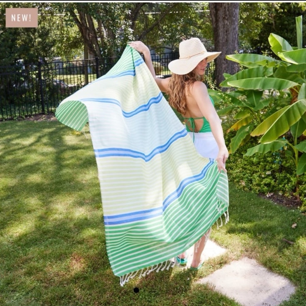 FeelGoodz sand + surf Turkish Towel XL W/ Bag🏝️☀️